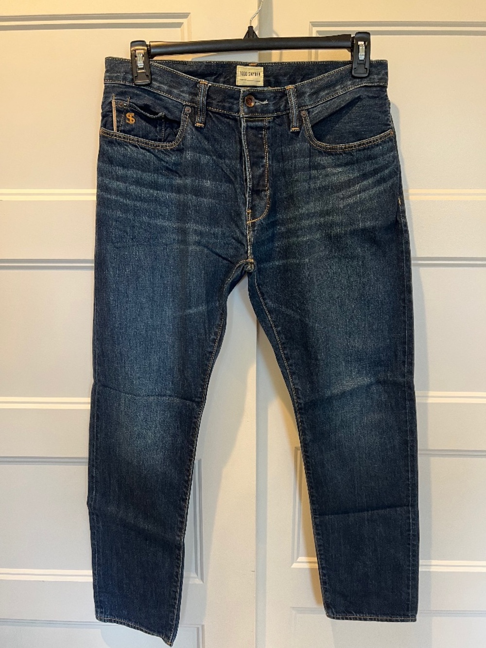 Todd Snyder Slim Fit 12.5 Oz. Cotton Selvedge Denim Jeans - 33 x 32